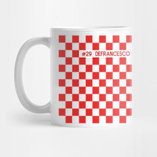 Devlin DeFrancesco Racing Flag Mug